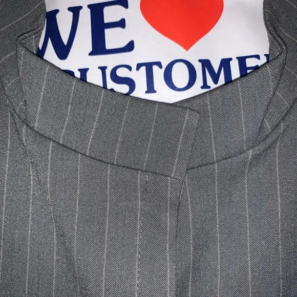 Plus Size Pinstripe Calvin Klein Suit - Picture 4 of 16